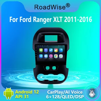 2 din Радио Android Carplay Мултимедиен Плеър За Ford Ranger XLT 2011 2012 2013 2014 2015 4G Wifi DVD GPS DSP IPS авторадио