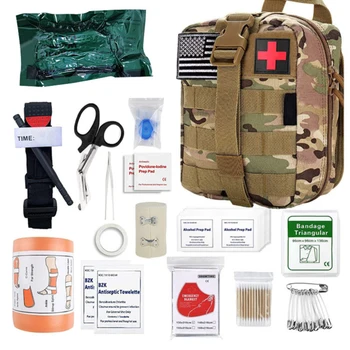 Чанта тактическа Комплект Чанта За Оцеляване Открит Медицински Бокс Набор от SOS Чанта Тактическа Чанта за Първа Помощ Медицински Комплект Чанта Molle EMT Спешна