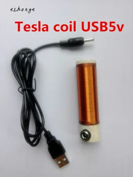 Източник на енергия Tesla coil USB5v, енергоспестяващ за осветление