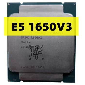 Оригинален Xeon E5 1650 V3 3,5 Ghz 6-Ядрени 15 Mb Кеш LGA2011-3 Процесора E5 1650-V3 Процесора E5 1650V3 Безплатна доставка