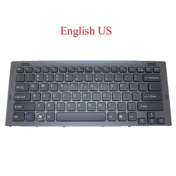 Клавиатура за лаптоп на САЩ За SONY За VAIO文-серия SR SR 148088322 81-31405002-07 Английски черен със сива рамка на нов