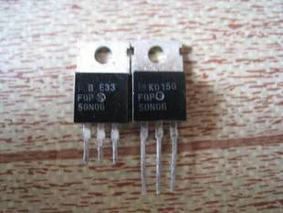 Оригинални Употребявани 10шт FQP50N06 TO220 RFP50N06 50N06 50A 600V MOSFET TO-220 В наличност