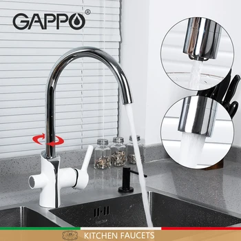 Gappo Смесители За кухня Чист Филтър За Питейна вода Филтър за вода Месингови Смесители с двойна дръжка За топла и студена вода, Cozinha Torneira G4303-8
