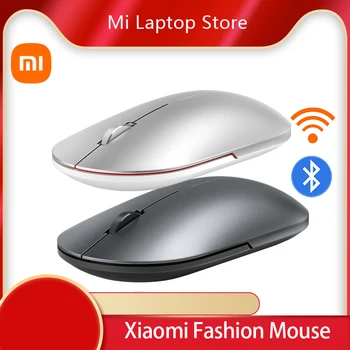 Оригинална Модерна Мишка Xiaomi 1000 dpi, 2.4ghz, Bluetooth Преносима Безжична Детска Мишка Оптична Мишка за Мини Преносими Метални Мишката