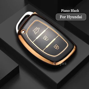 Калъф за дистанционно на Ключа на Автомобила от TPU за Hyundai Tucson Sonata Santa Fe Elantra Accent Solaris Verna ix25 ix35 i30, i20 i40 Аксесоари