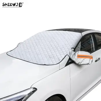 1бр Автомобилна Прозорец на Предното Стъкло Предпазва от Сняг сенника на Предното и Задното Предното Стъкло Блок на Кутията Козирка Auto Външни Аксесоари