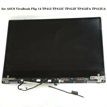 14-Инчов LCD дисплей за ASUS VivoBook Flip 14 TP412 TP412U TP412F TP412FA TP412UA Сензорен Екран В събирането FHD 1920x1080