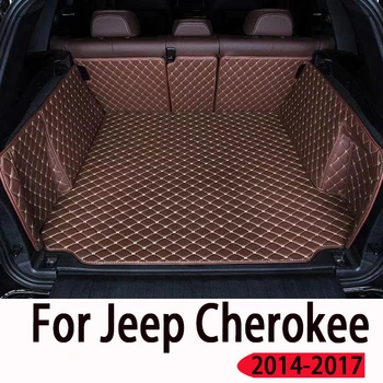 Авто подложка за багажника Jeep Cherokee SUV 2014 2015 2016 2017 Карго Подложка Килим Детайли на Интериора Аксесоари на Кутията