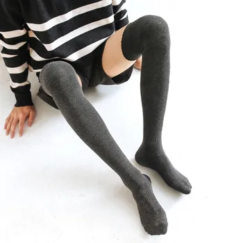 Мъжки Памучни Топли Дълги Дебели Чорапи