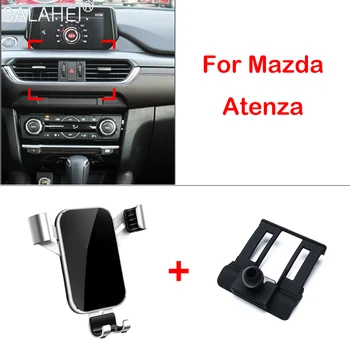 Притежател на Мобилен Телефон За Mazda 6 Atenza Mazda 6 GJ1 2013 2014 2015 2016 2017 отдушник Скоба GPS Притежателя на Телефона Клип