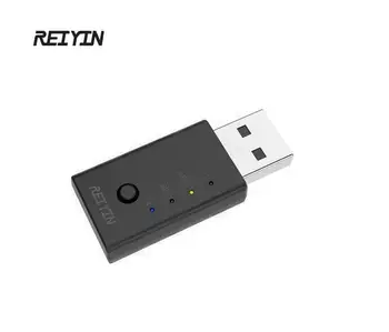 Reiyin Безжичен Аудио aptX LL USB Донгл Bluetooth 5,0 Гласов Чат Разговори Адаптер за PC Щепсела и да играе.