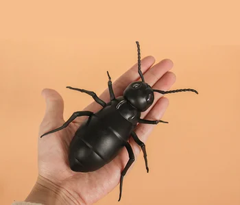 Шега играчка дистанционно управление животно led светлина RC насекоми Мравка Хлебарка Паяк електронен домашен любимец робот модел на Шега играчка Трик подарък играчка