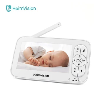 HeimVision 5,0 Инча Бебефони и Радионяни Безжичен Видео Цвят 720 P HD гледане на деца Сигурност Нощно Виждане Температура motitor Само За HM136