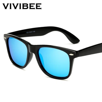 VIVIBEE Класически Мъжки Слънчеви Очила Polarized 2022 Женски Огледални Сини Лещи Квадратни Шофиране през Нощта UV400 Защита на Летните Слънчеви Очила