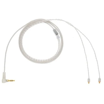 ALO Оригиналния аудио Чист Сребърен Литц Кабел за слушалки 4 тел от сребро с висока чистота Обновяване на проводници за слушалки MMCX